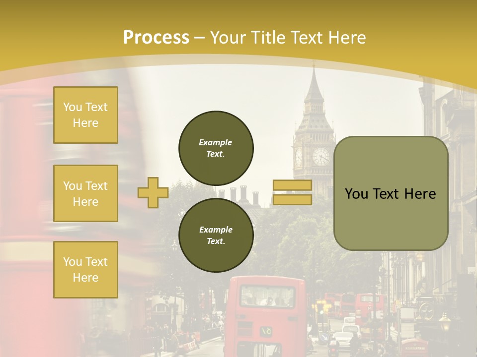 Urban England Sky PowerPoint Template