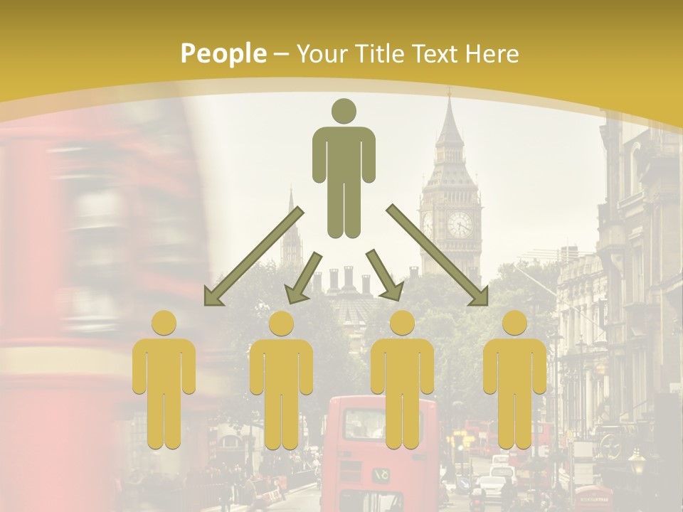 Urban England Sky PowerPoint Template
