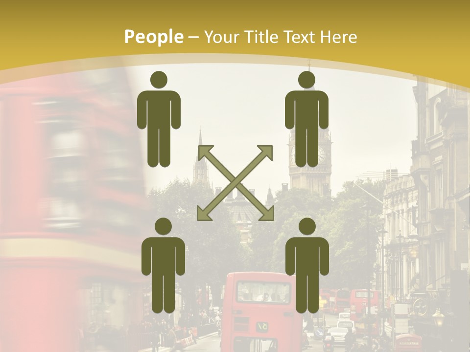 Urban England Sky PowerPoint Template