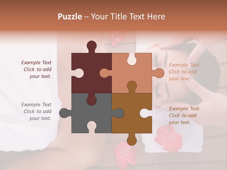 Sensuality Women Headache PowerPoint Template