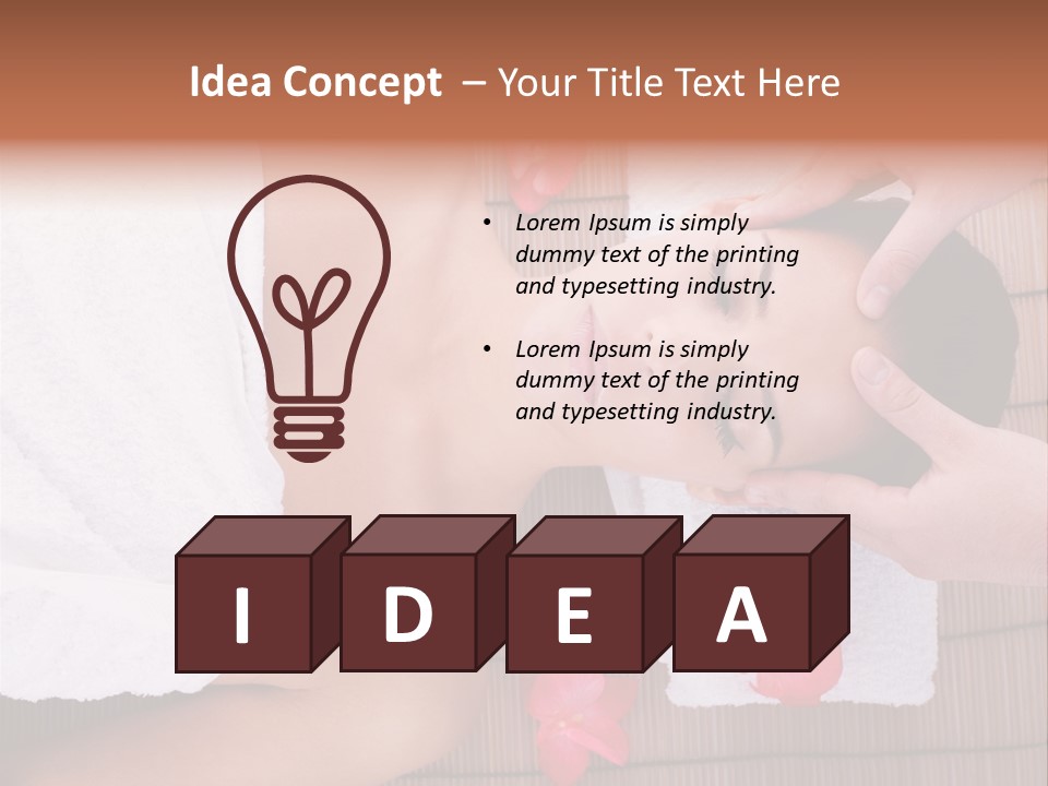 Sensuality Women Headache PowerPoint Template