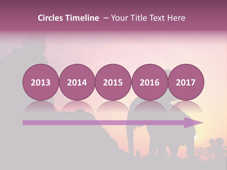 Silhouette Sit Large PowerPoint Template