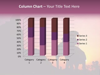 Silhouette Sit Large PowerPoint Template