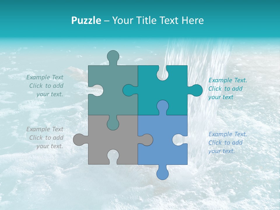 Female Indoor Beauty PowerPoint Template