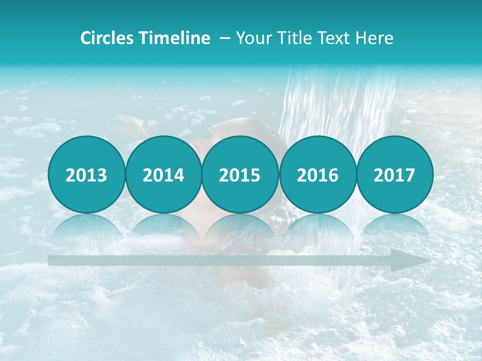 Female Indoor Beauty PowerPoint Template