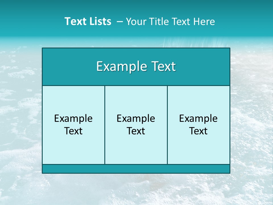Female Indoor Beauty PowerPoint Template