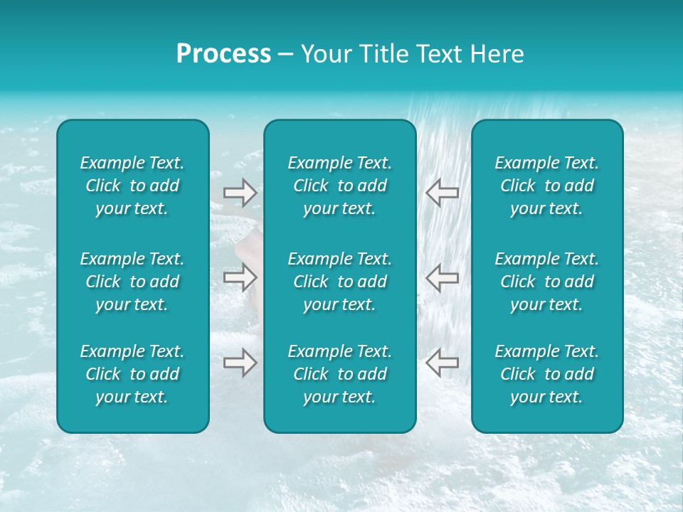 Female Indoor Beauty PowerPoint Template