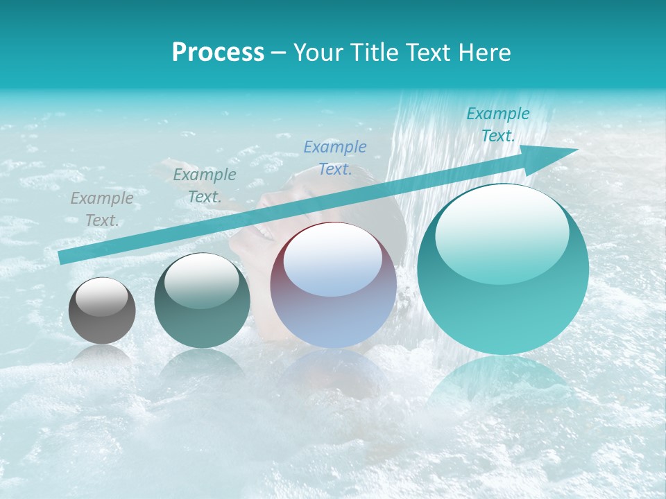 Female Indoor Beauty PowerPoint Template