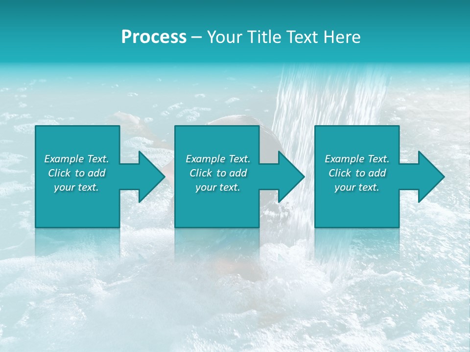 Female Indoor Beauty PowerPoint Template