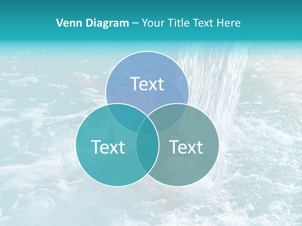 Female Indoor Beauty PowerPoint Template