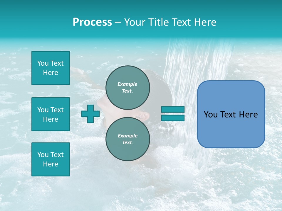 Female Indoor Beauty PowerPoint Template