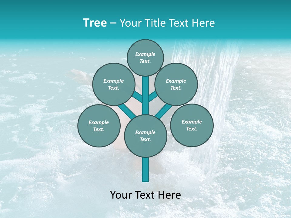 Female Indoor Beauty PowerPoint Template