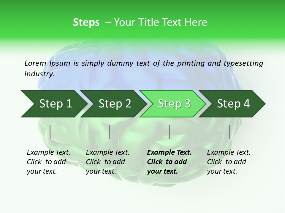 Intellectual Isolated Telepathy PowerPoint Template