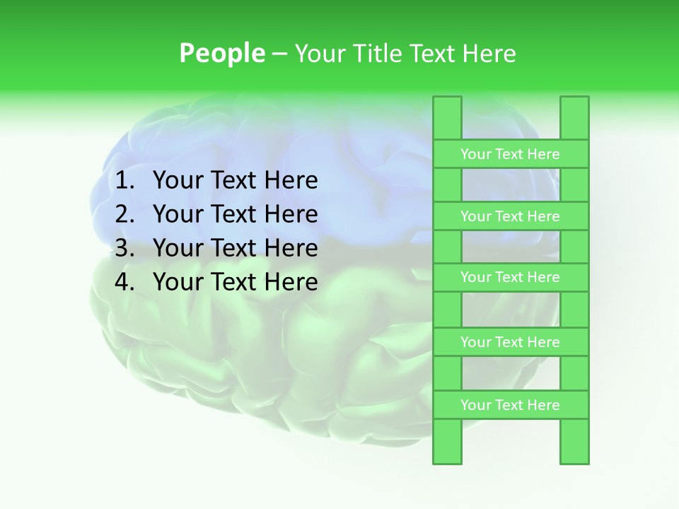 Intellectual Isolated Telepathy PowerPoint Template