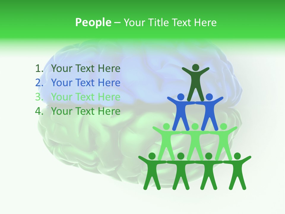 Intellectual Isolated Telepathy PowerPoint Template