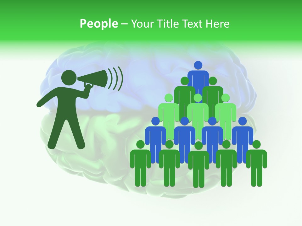 Intellectual Isolated Telepathy PowerPoint Template