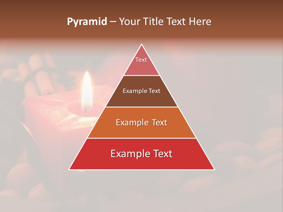 Christmastide Wood Pattern PowerPoint Template
