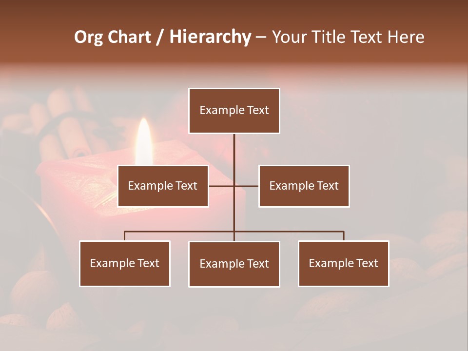 Christmastide Wood Pattern PowerPoint Template