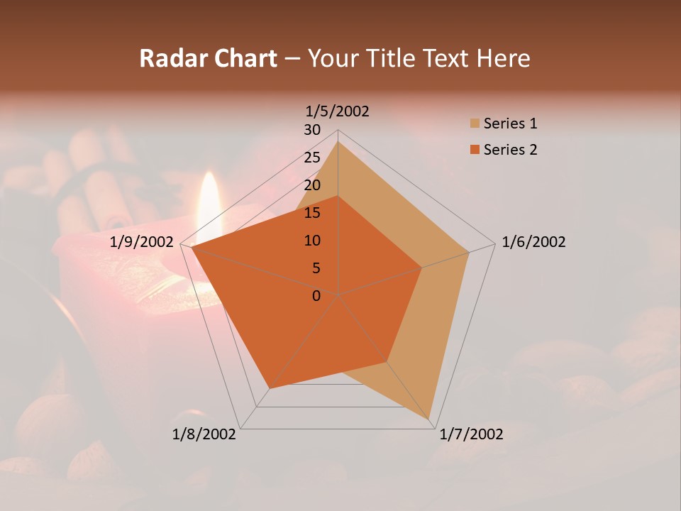 Christmastide Wood Pattern PowerPoint Template