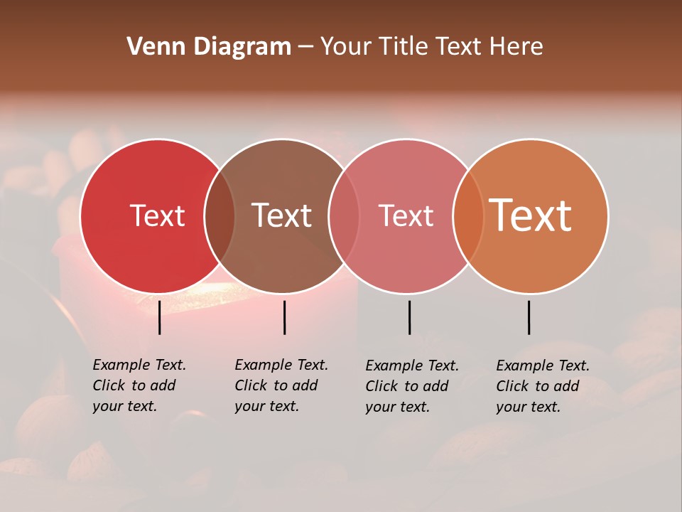 Christmastide Wood Pattern PowerPoint Template