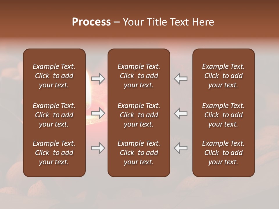 Christmastide Wood Pattern PowerPoint Template