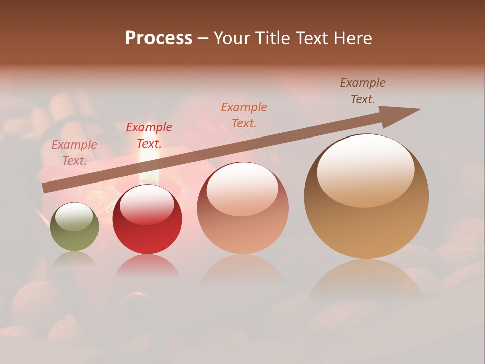 Christmastide Wood Pattern PowerPoint Template