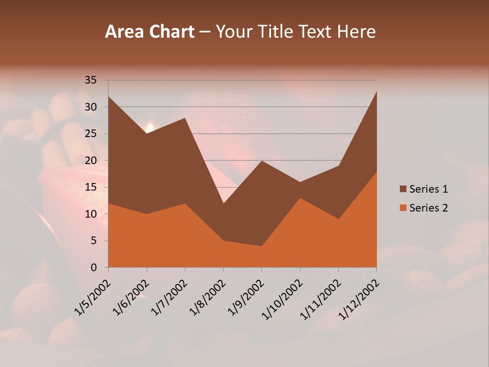 Christmastide Wood Pattern PowerPoint Template