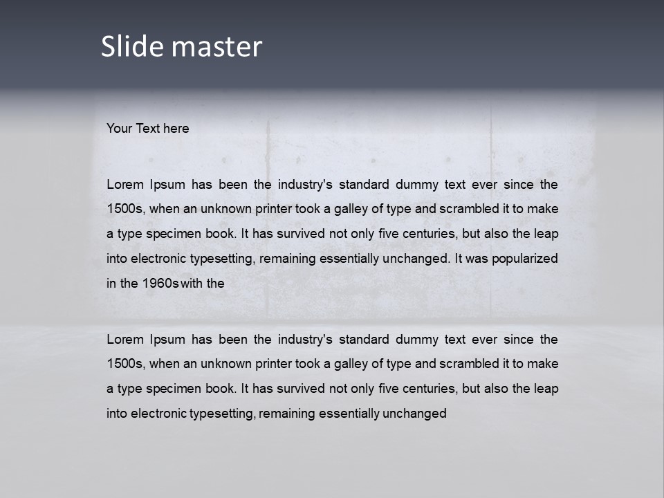 Above Area Safe PowerPoint Template