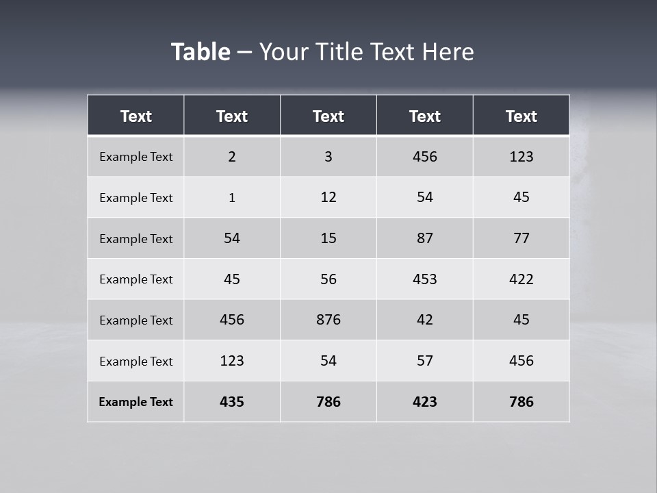 Above Area Safe PowerPoint Template
