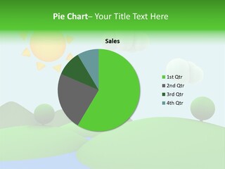 Season Field Sun PowerPoint Template