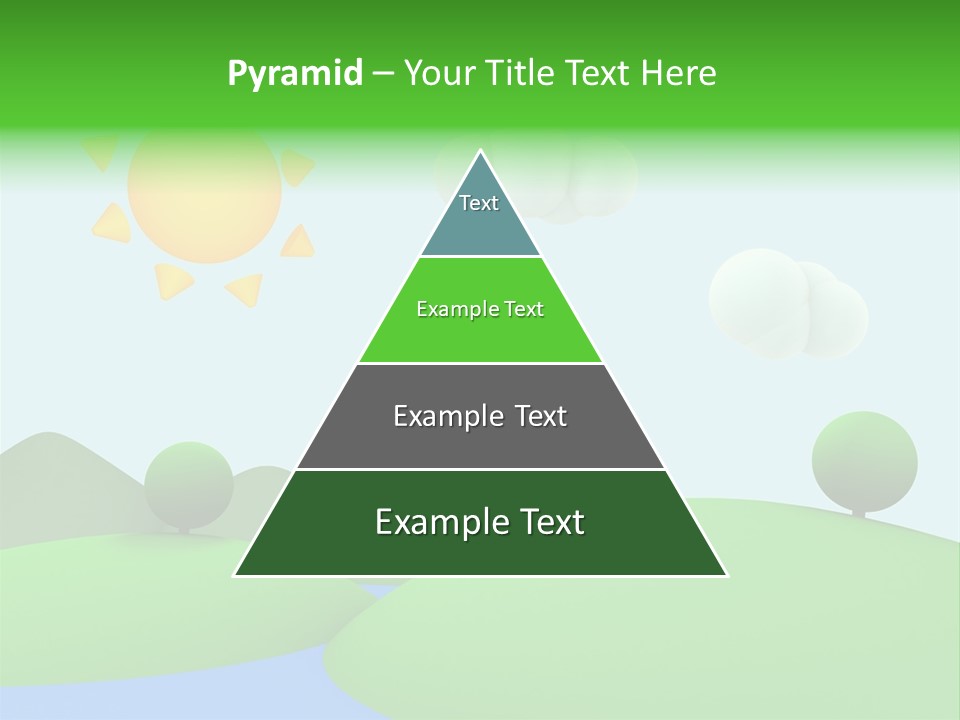Season Field Sun PowerPoint Template
