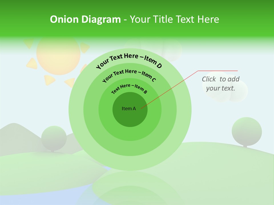 Season Field Sun PowerPoint Template