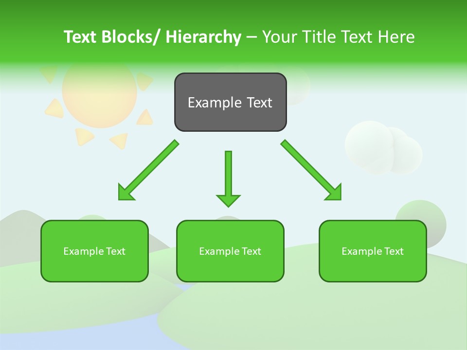 Season Field Sun PowerPoint Template