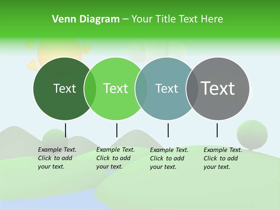 Season Field Sun PowerPoint Template