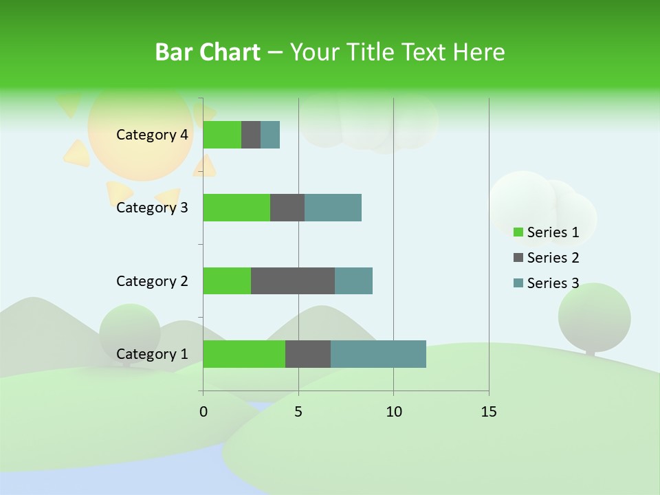 Season Field Sun PowerPoint Template