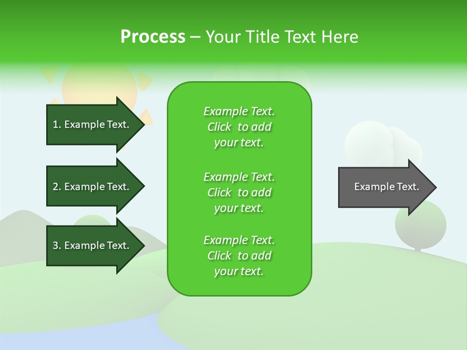 Season Field Sun PowerPoint Template