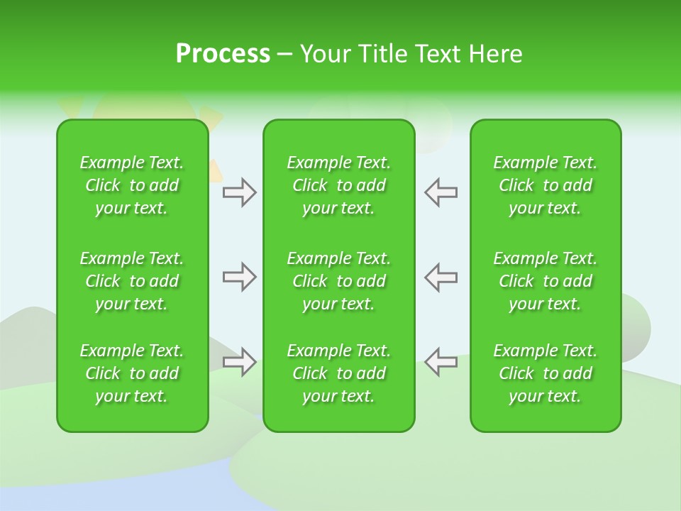 Season Field Sun PowerPoint Template