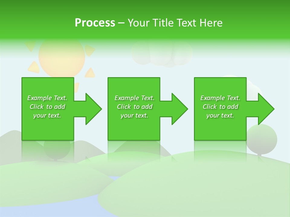 Season Field Sun PowerPoint Template