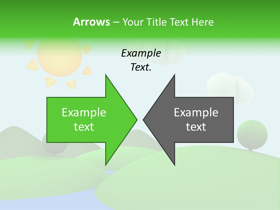 Season Field Sun PowerPoint Template