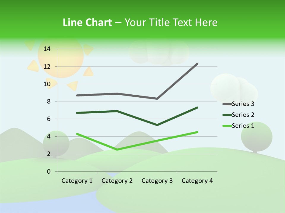 Season Field Sun PowerPoint Template