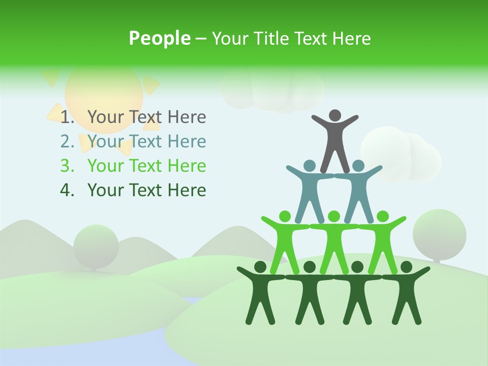 Season Field Sun PowerPoint Template