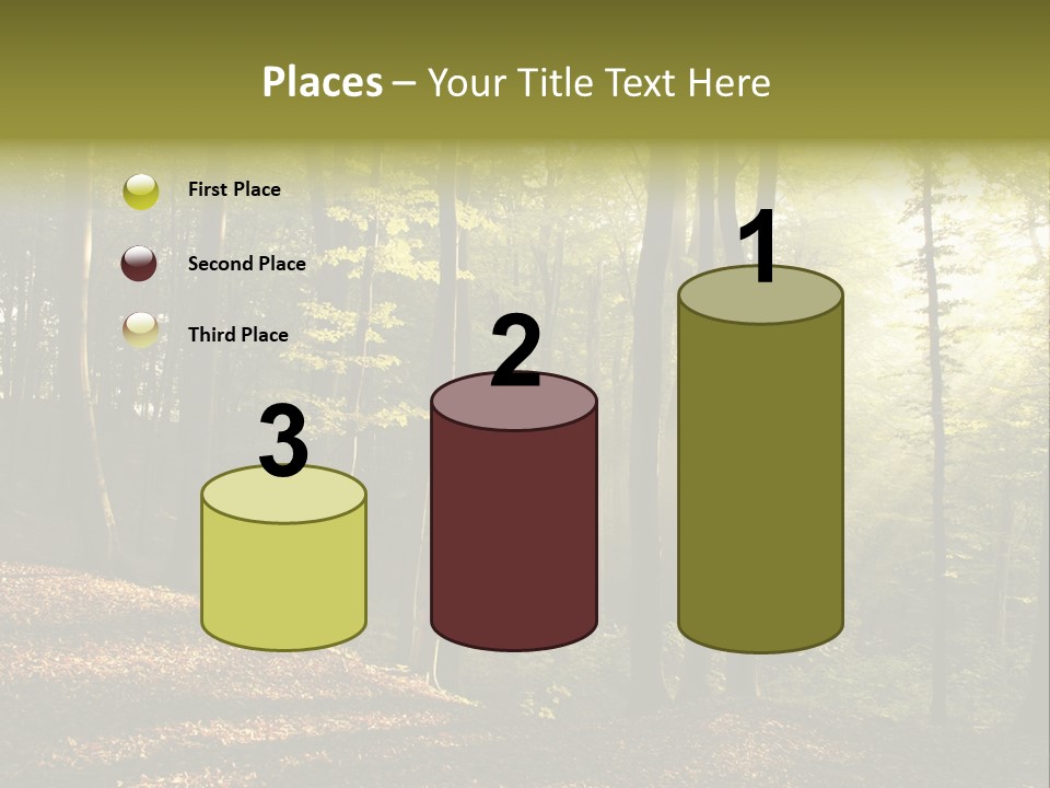 Perspective Lake Ray PowerPoint Template