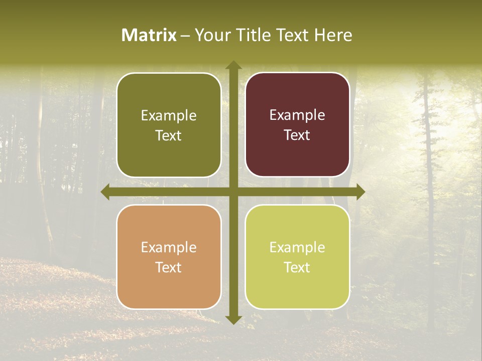 Perspective Lake Ray PowerPoint Template