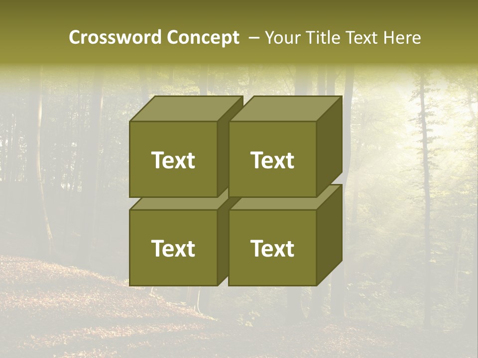 Perspective Lake Ray PowerPoint Template