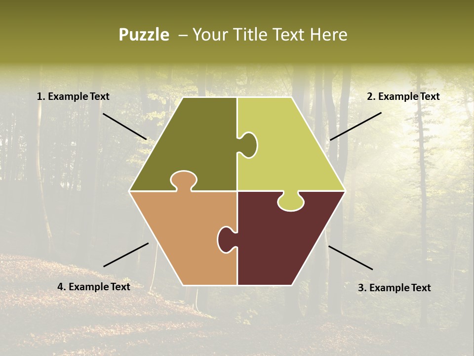 Perspective Lake Ray PowerPoint Template