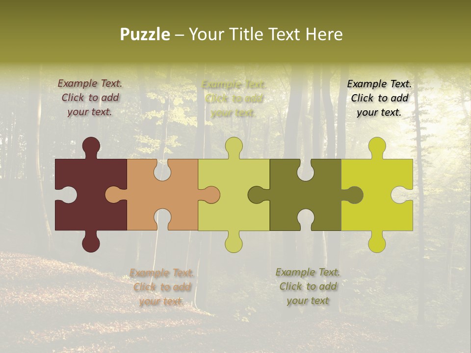 Perspective Lake Ray PowerPoint Template