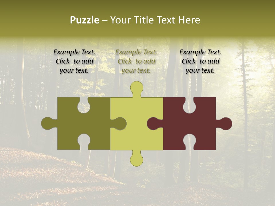 Perspective Lake Ray PowerPoint Template