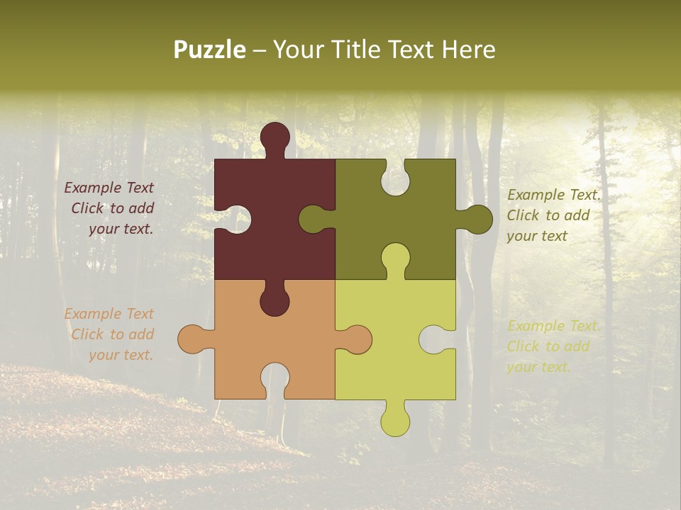 Perspective Lake Ray PowerPoint Template