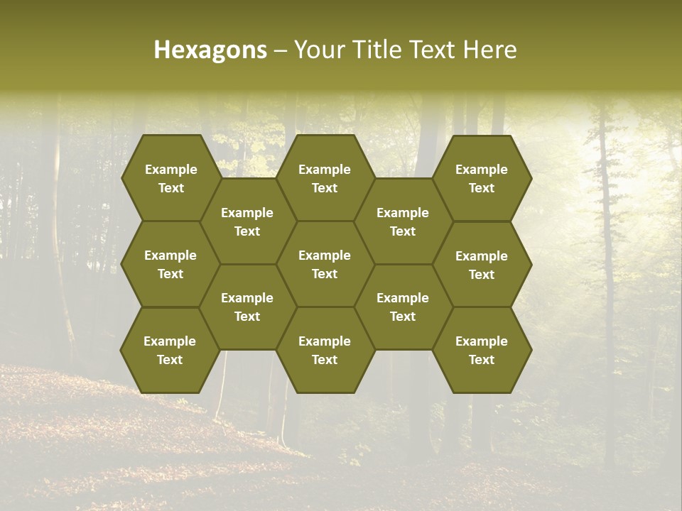 Perspective Lake Ray PowerPoint Template