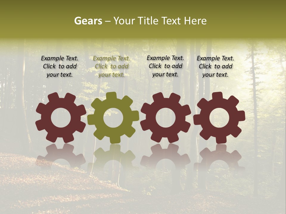 Perspective Lake Ray PowerPoint Template